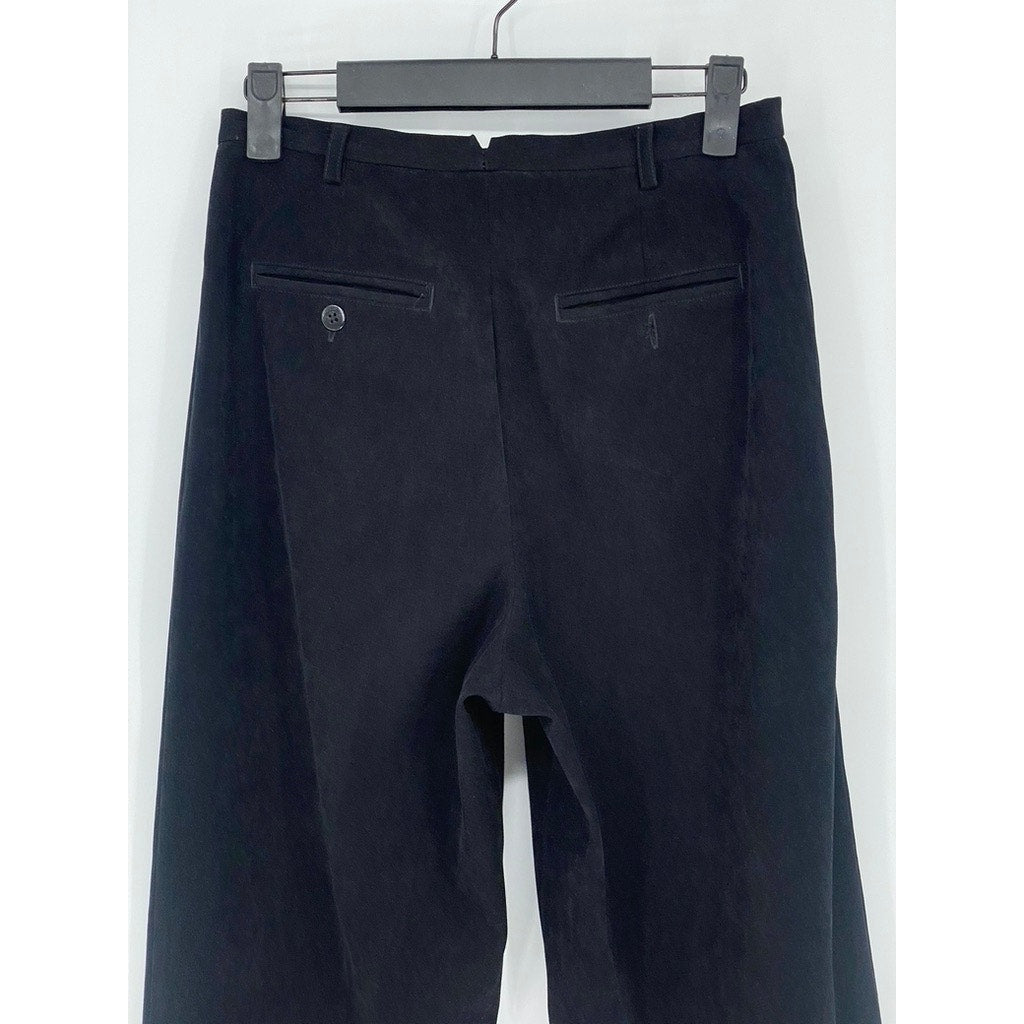 FREEPORT STUDIO Women’s Tall Black Straight-Leg Extended Button Pants SZ 2T