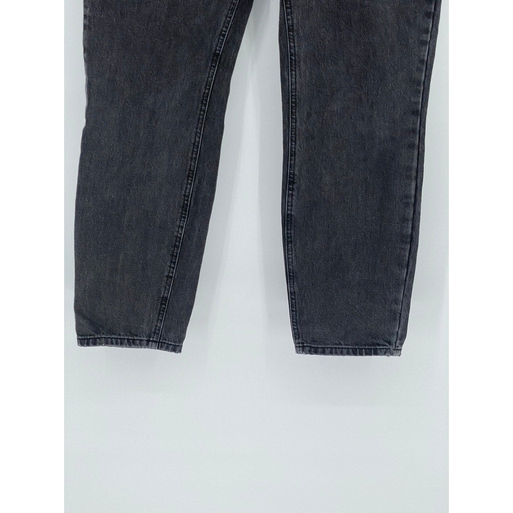RAGGED Women’s Black Butt-Cut Straight-Leg Five-Pocket Denim Jeans SZ 36(US4)