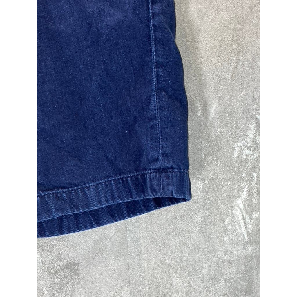 J.CREW Men's Navy Stretch Regular-Fit Chino Shorts SZ 30