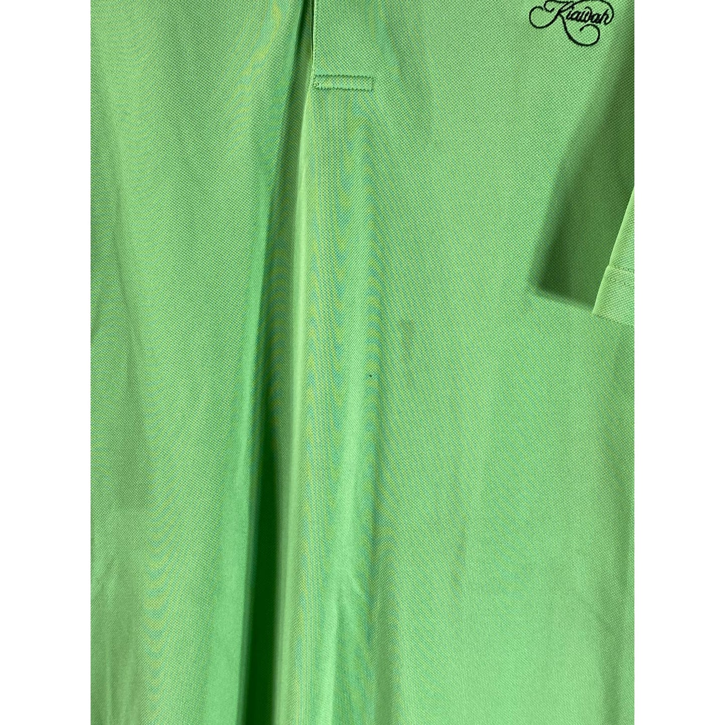 PETER MILLAR Men's Green The Ocean Course Summer Comfort Short Sleeve Polo SZ L