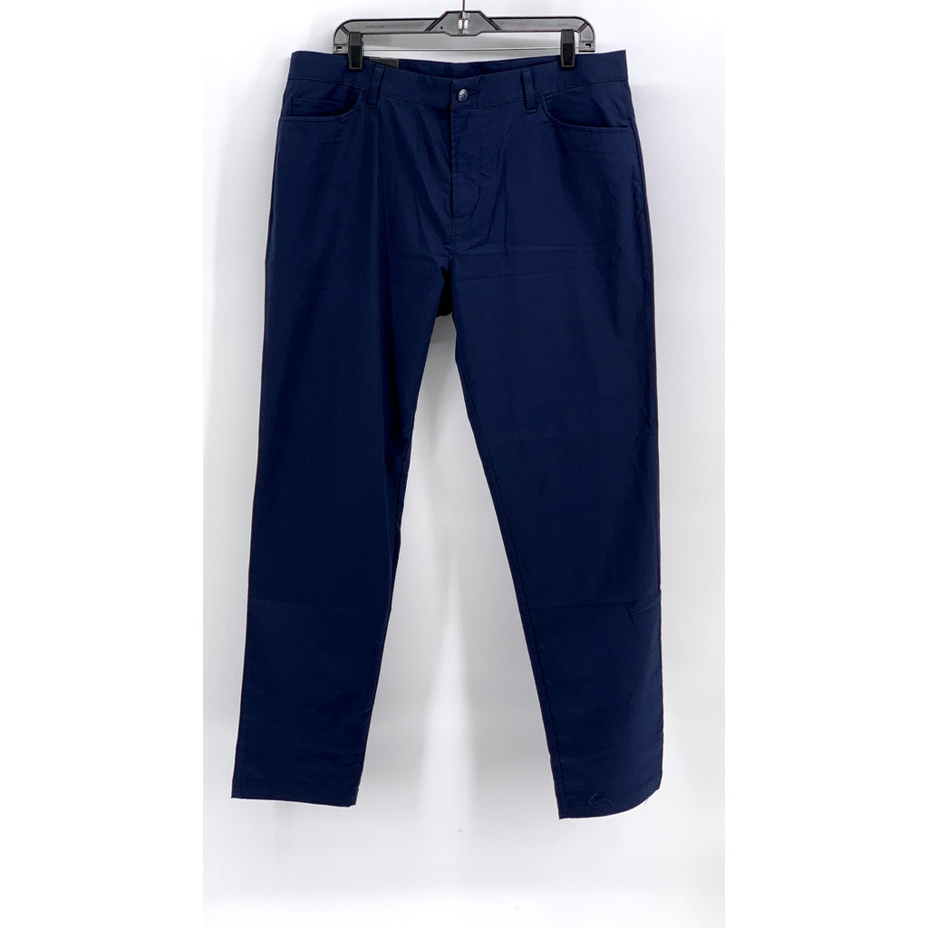 ADIDAS Men's Navy Solid Regular-Fit Tapered Leg Golf Pants SZ 36X32