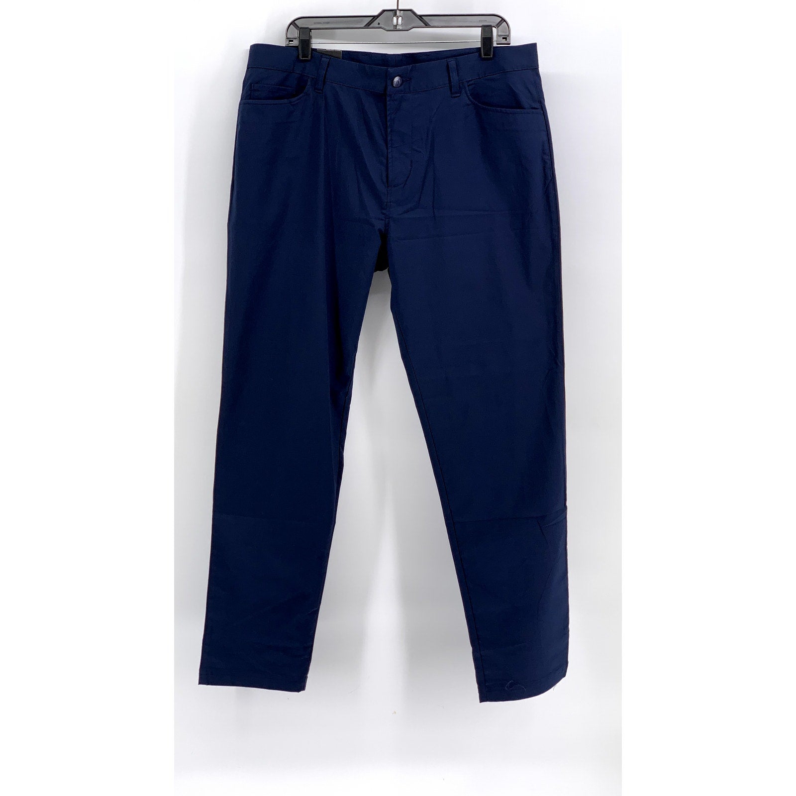 ADIDAS Men's Navy Solid Regular-Fit Tapered Leg Golf Pants SZ 36X32