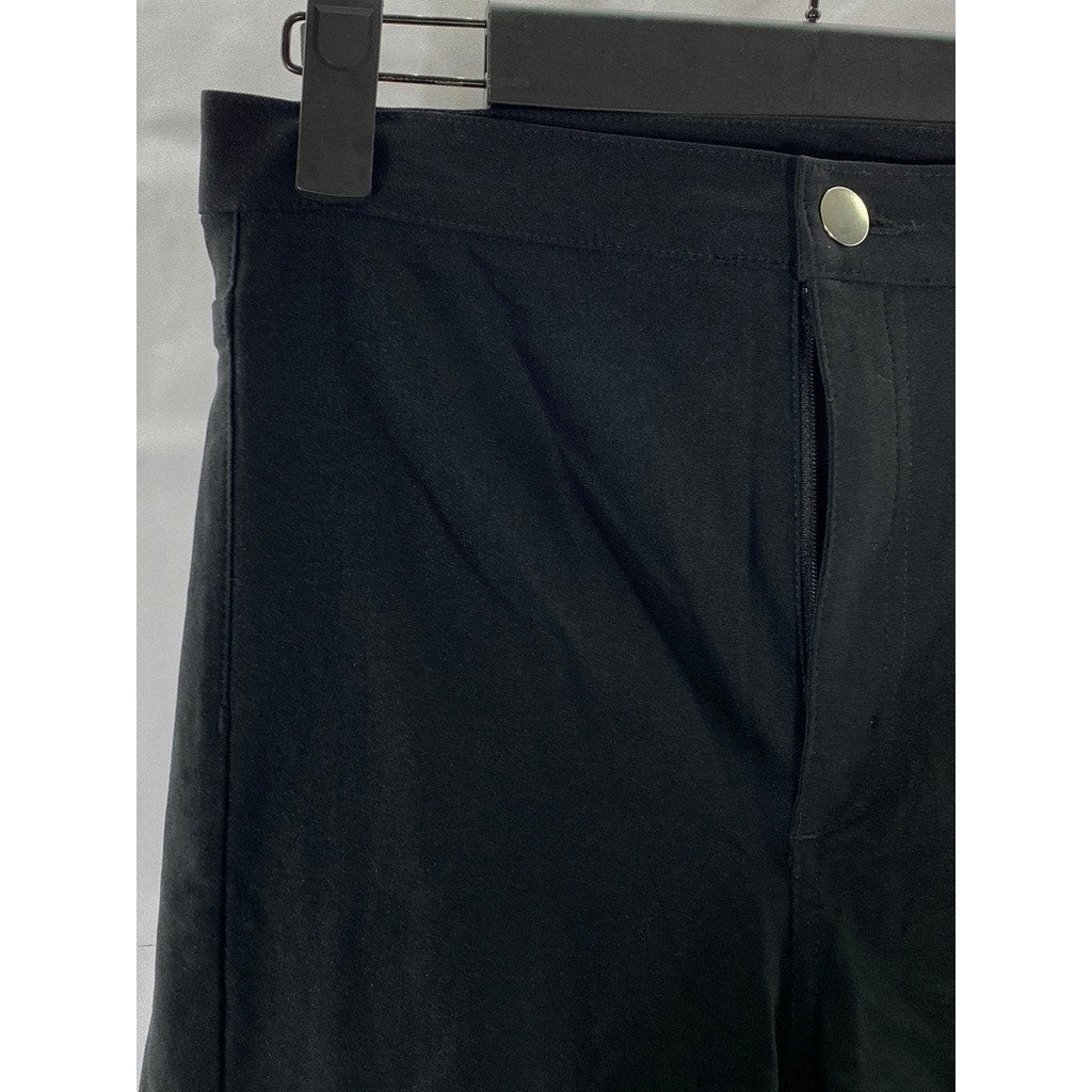 DIVIDED By H&M Women's Black Skinny-Leg Regular-Fit Pocketless Dress Pant SZ 8
