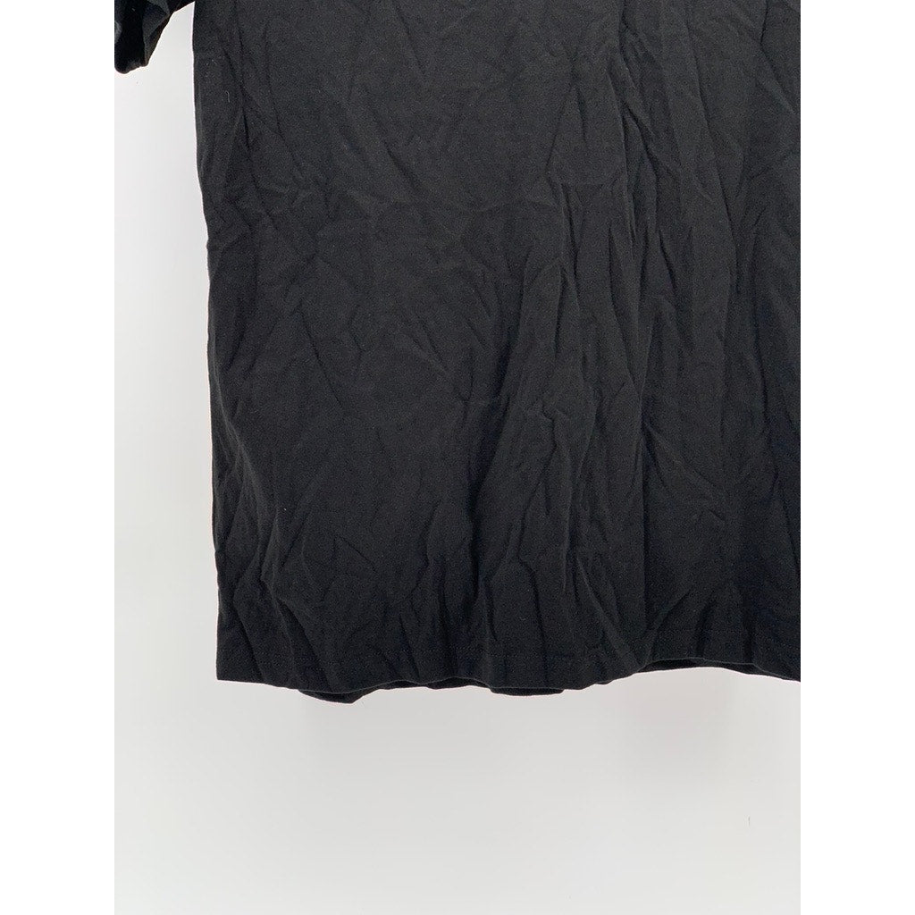 DISTRICT Men's Black Mere Mortals Graphic Crewneck T-Shirt SZ S