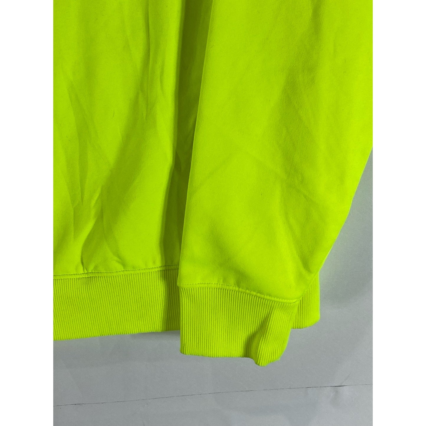 UNDER ARMOUR Women's Neon Lime Green UA Storm Semi-Fitted Pullover Hoodie SZ M