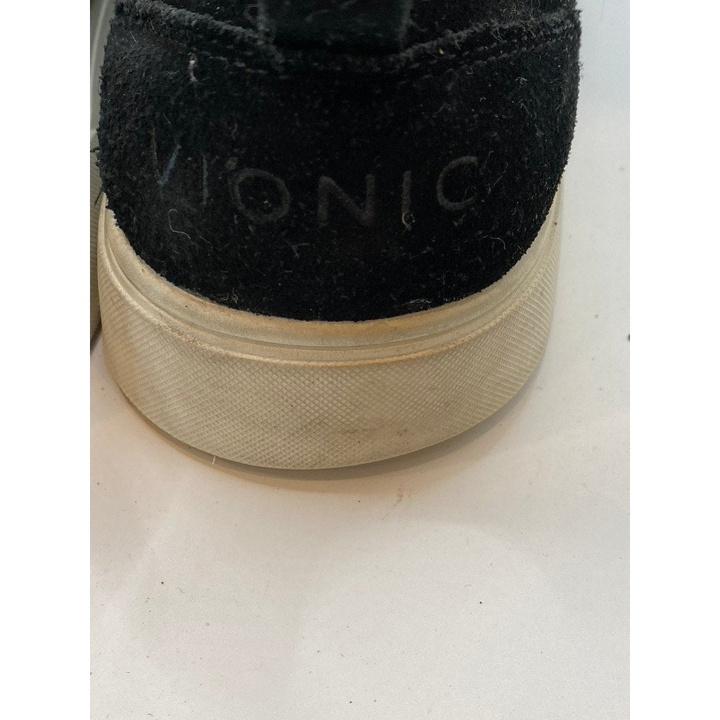 VIONIC Women's Black Suede Leather Kimmie Perf Round-Toe Slip-On Shoes SZ 8