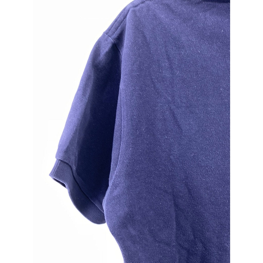 LACOSTE Men's Navy Classic-Fit Short Sleeve Polo Shirt SZ S