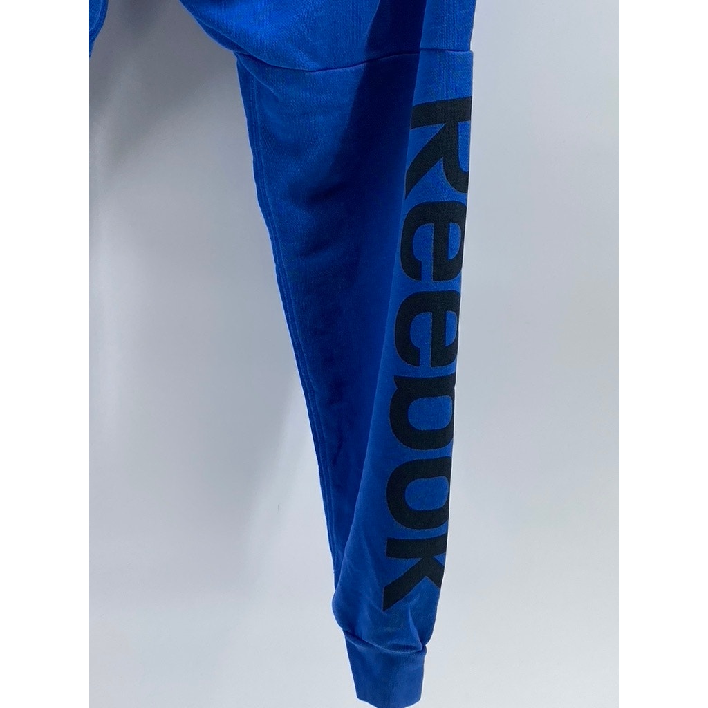 REEBOK Men's Royal Blue Drawstring Casual Pull-On Jogger Pants SZ L