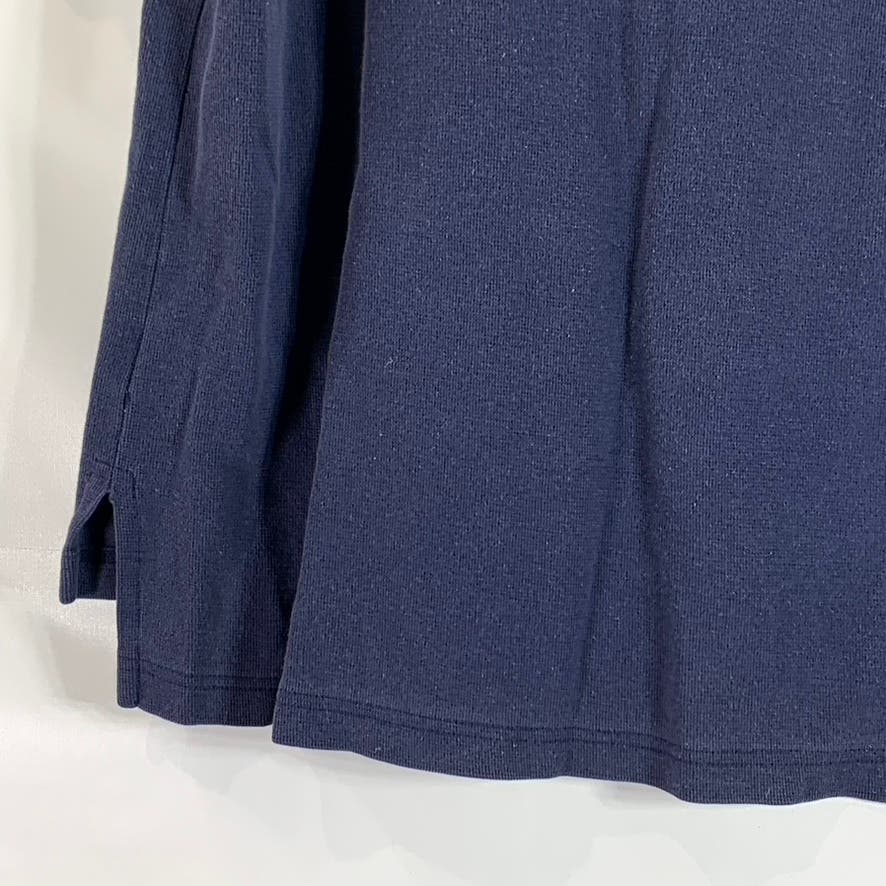 TOMMY HILFIGER Men's Navy Vintage Short Sleeve Polo Shirt SZ L