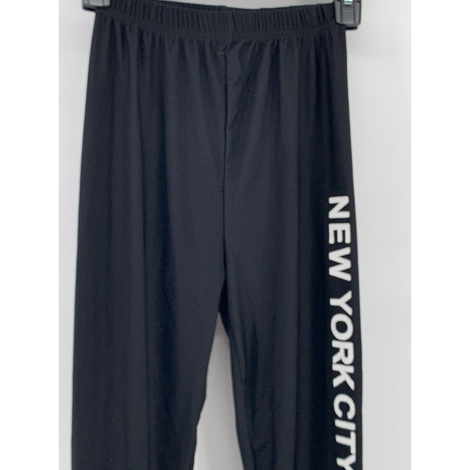 UNBRANDED Women's Black New York City Logo Casual Pull-On Leggings SZ XS