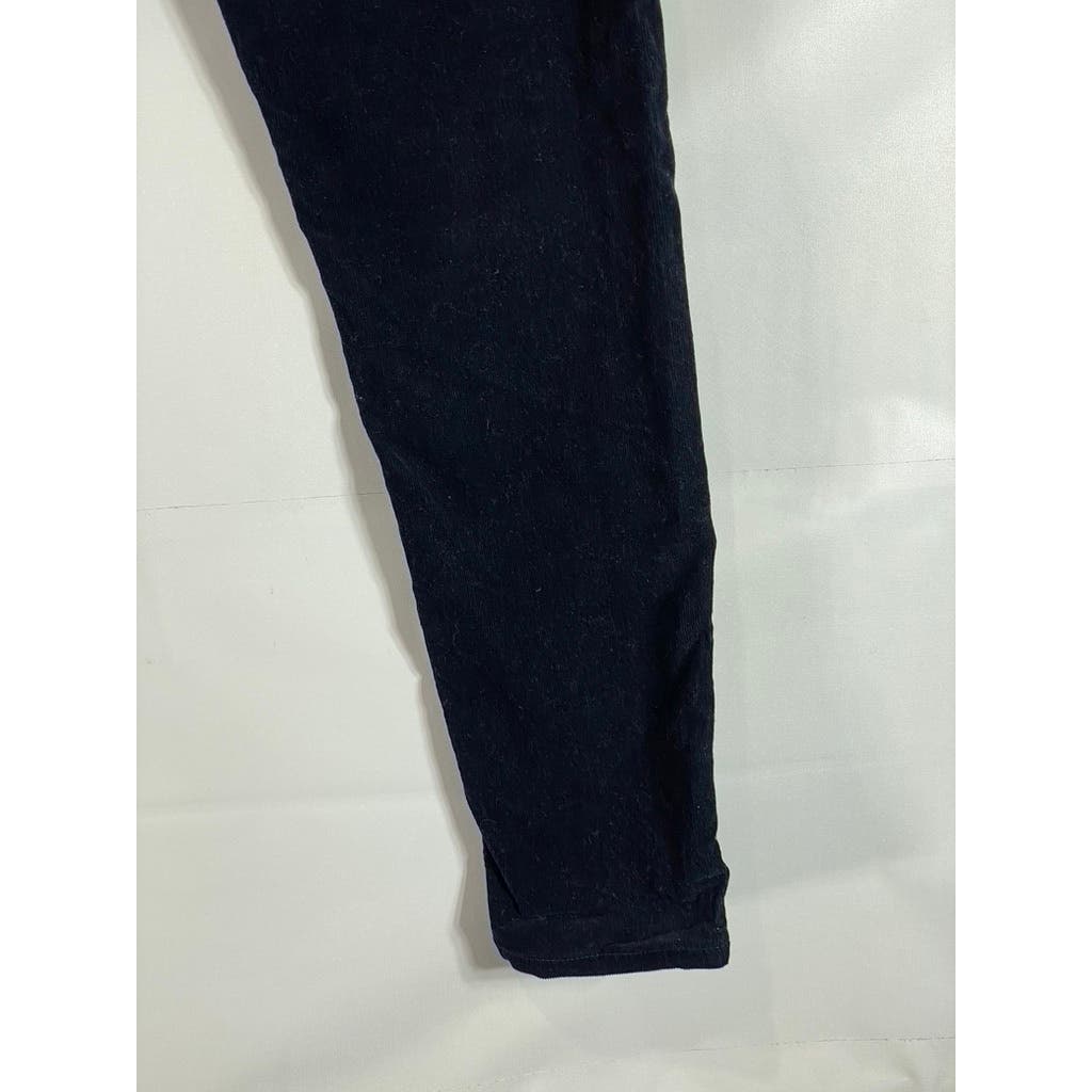 CLUB MONACO Women's Dark Blue 1985 Extra Slim-Fit Five-Pocket Corduroy Pant SZ32