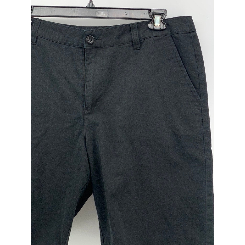 O'NEILL Men's Black Relaxed-Fit Casual Chino Shorts SZ 36