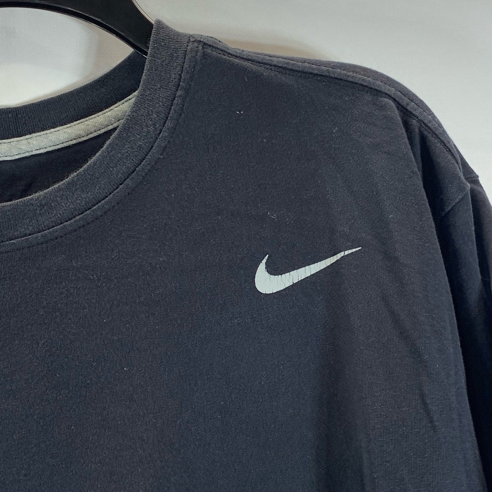 NIKE Men's Black Dri-Fit Version 2.0 Crewneck Short Sleeve T-Shirt SZ 2XL