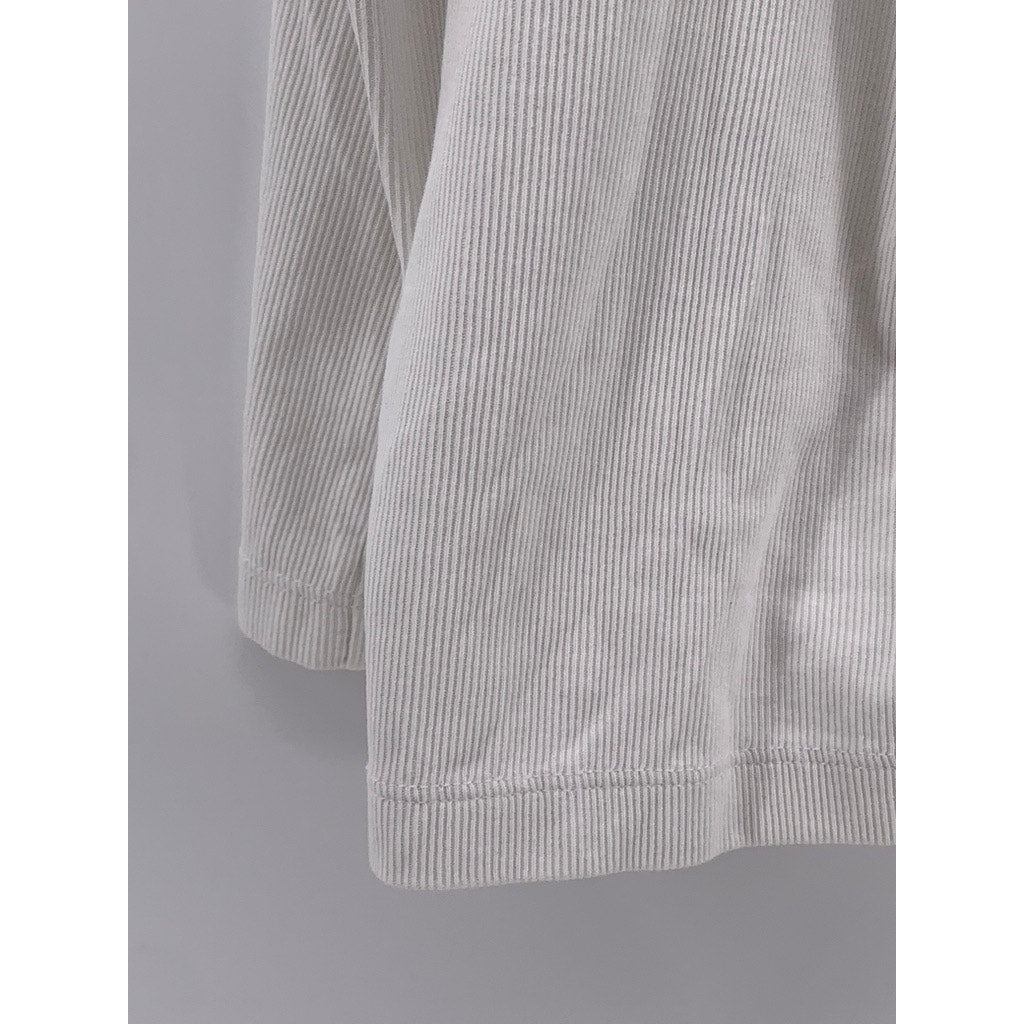 & OTHER STORIES Women's White Solid Crewneck Racerback Casual Tank Top SZ 0