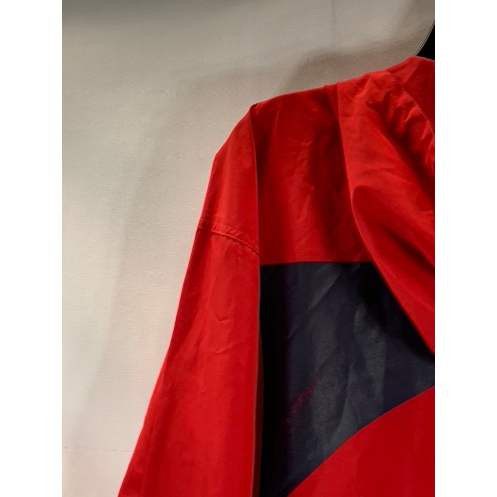 CHAMPION Men's Red UO Exclusive Logo Anorak Pullover Windbreaker Jacket SZ L