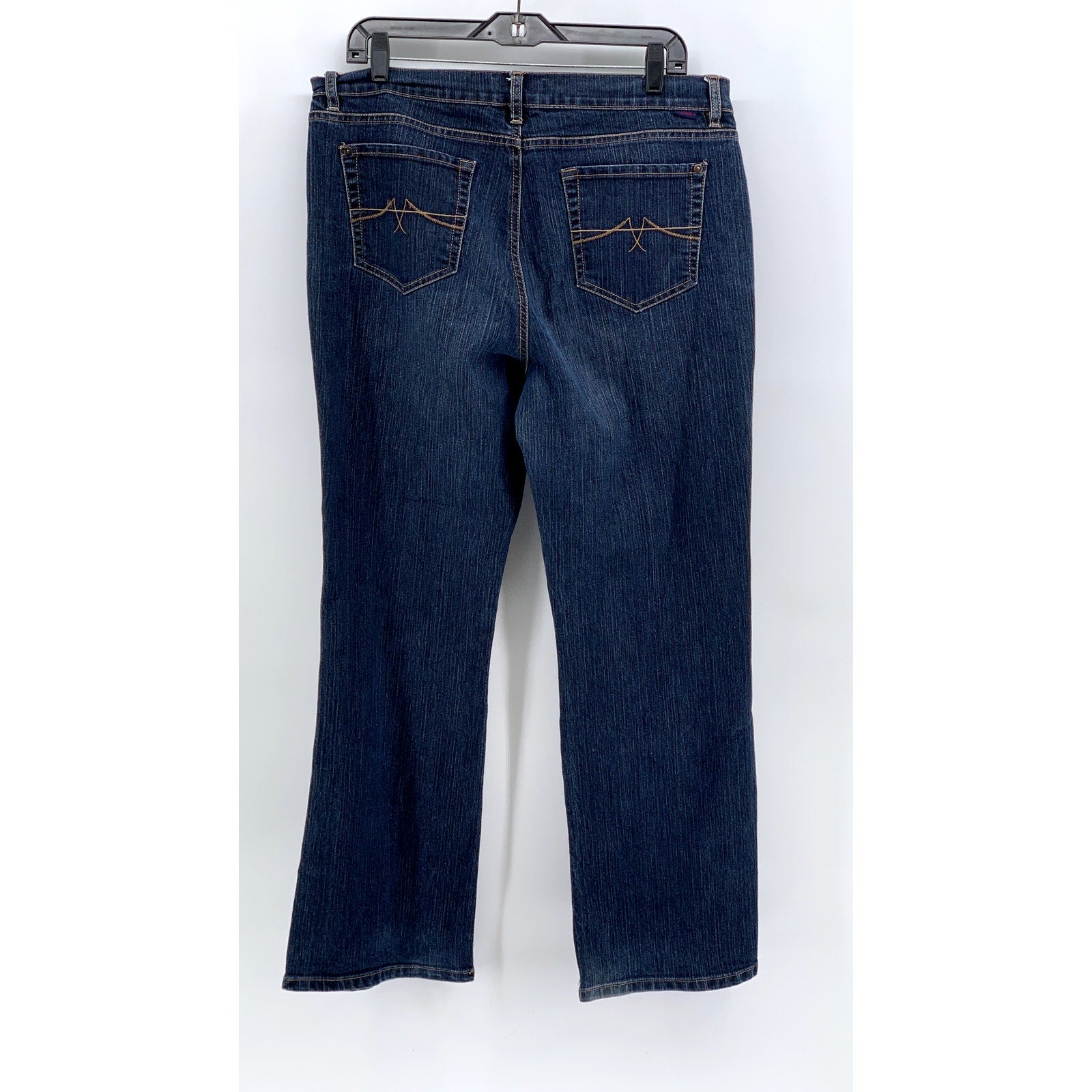 JEANSTAR Women's Petite Blue Denim Flare Jeans SZ 16P