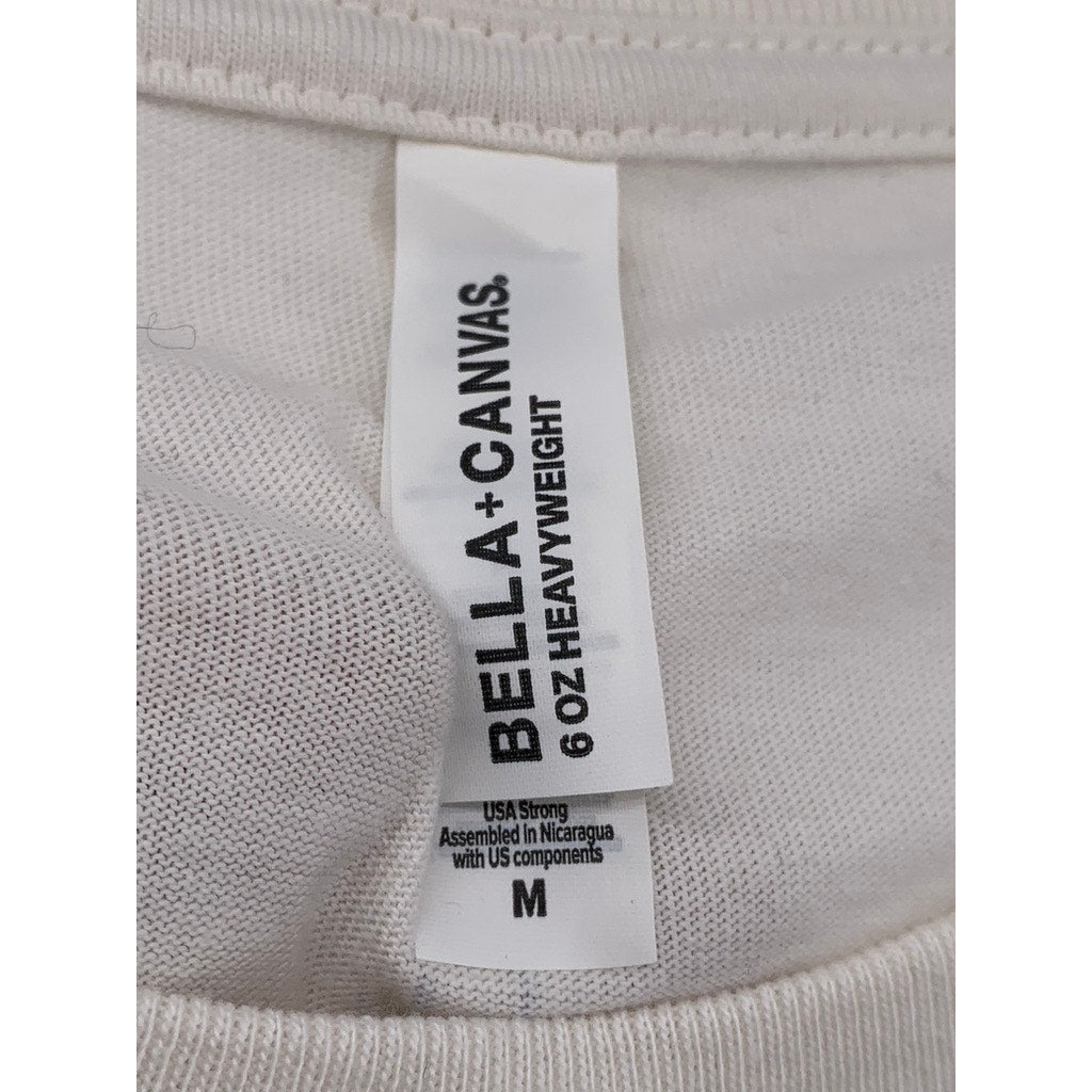 BELLA+CANVAS Men's Beige Graphic T-Shirt SZ M