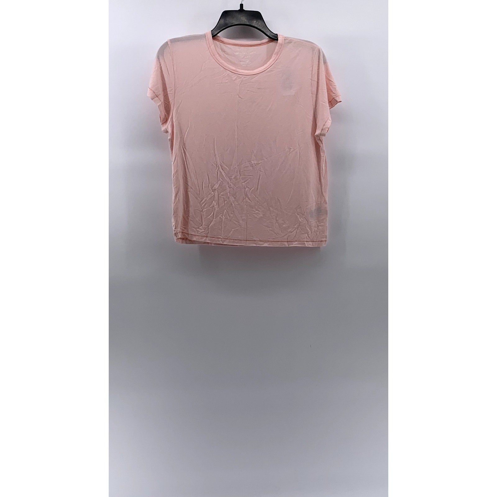 AMERICAN EAGLE Women's Light Pink Soft & Sexy Crewneck Short Sleeve Top SZ S