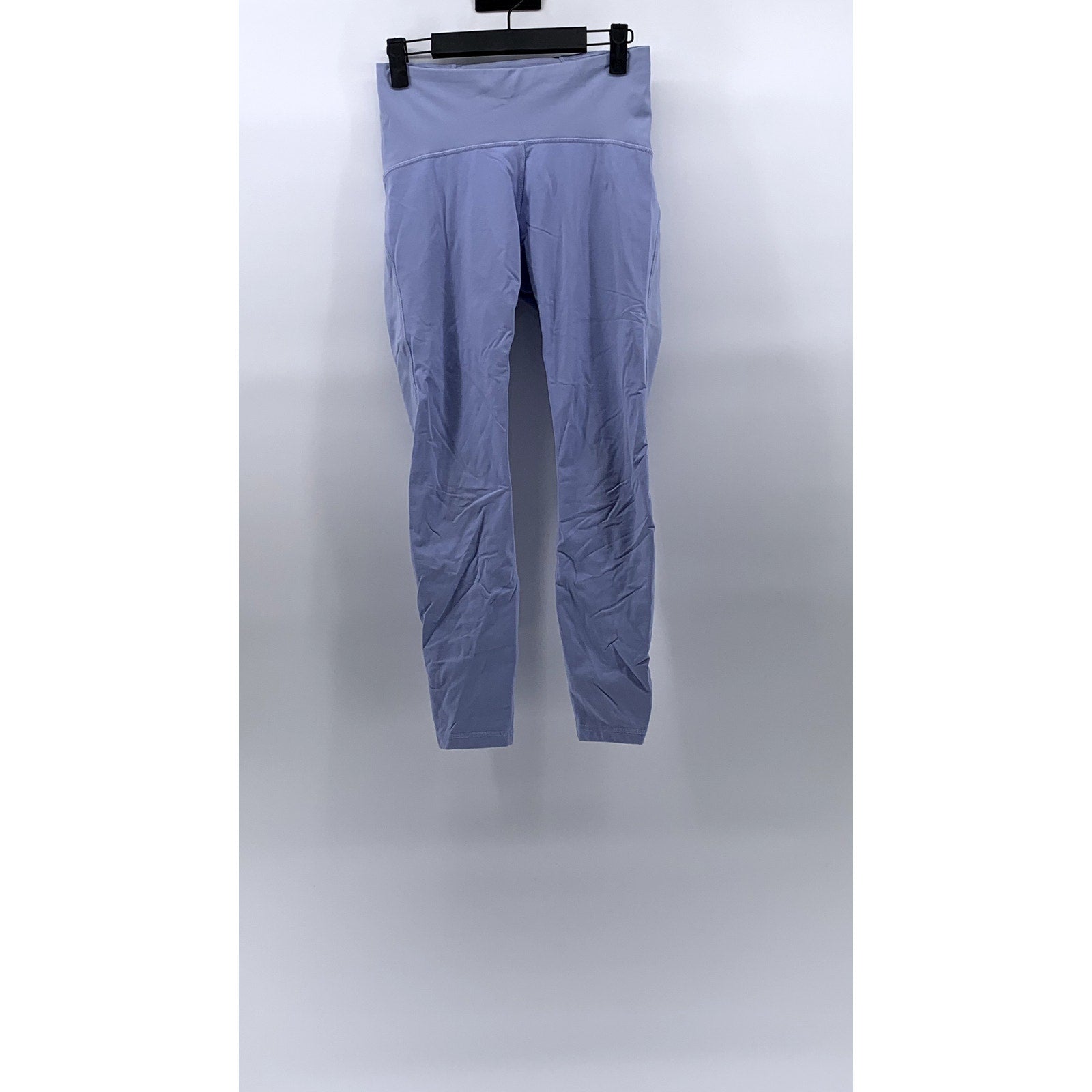 LULULEMON Women's Washed Denim Blue Wunder Train Mesh High-Rise Leggings SZ 6
