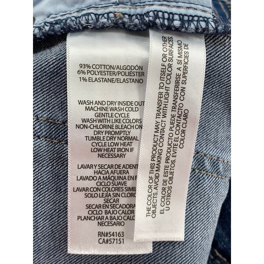 CALVIN KLEIN Women's Blue Denim Stretch Skinny Jeans SZ 6