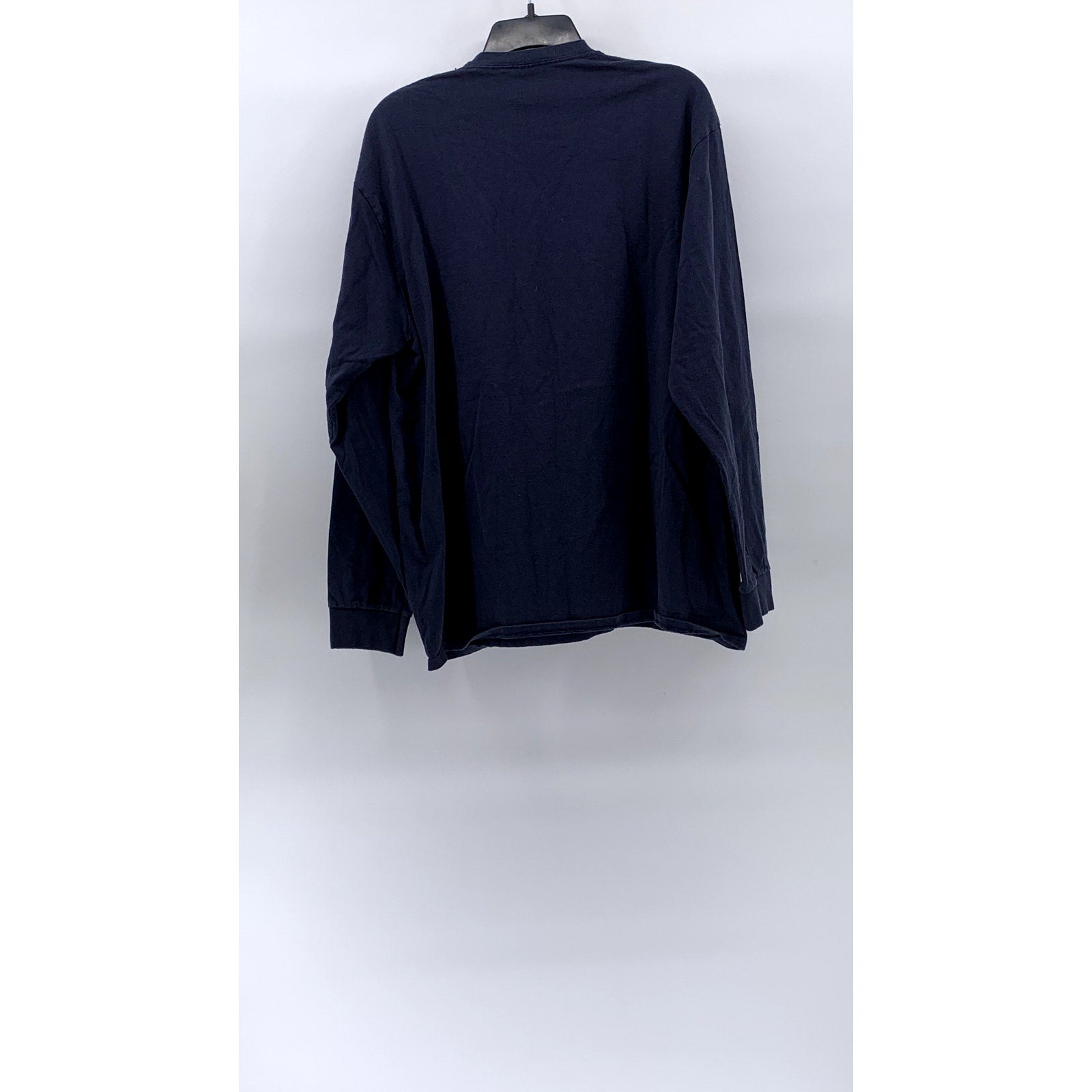 PORT & COMPANY Men’s Navy Blue Crewneck Long Sleeve Essential T-Shirt SZ XL