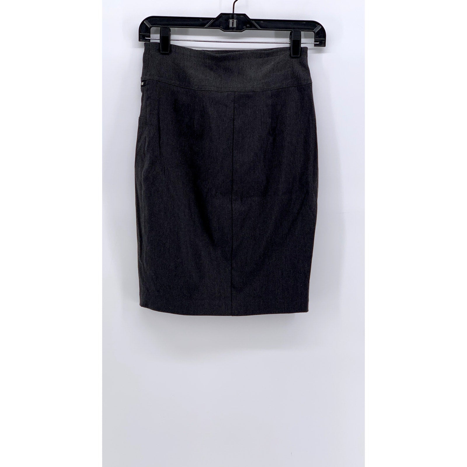 JOE B By Benbasset Women's Black Zipper-Pocket Denim Skirt SZ S