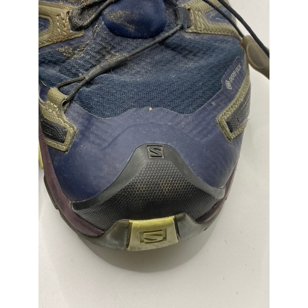 SALOMON Women’s Blue-Green XA Pro 3D Gore-Tex Bungee Lace-Up Active Sneakers SZ9