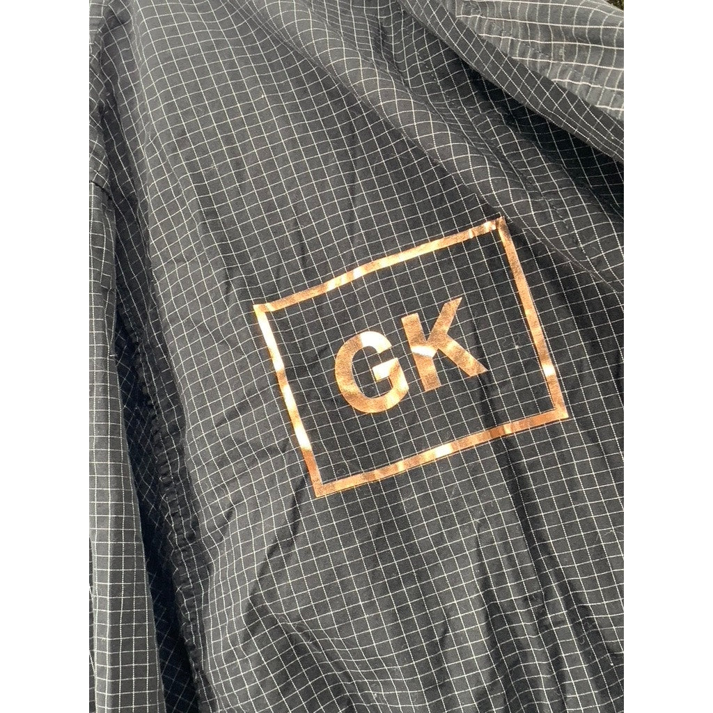 POLO RALPH LAUREN Men's Black Gingham Robe SZ S/M