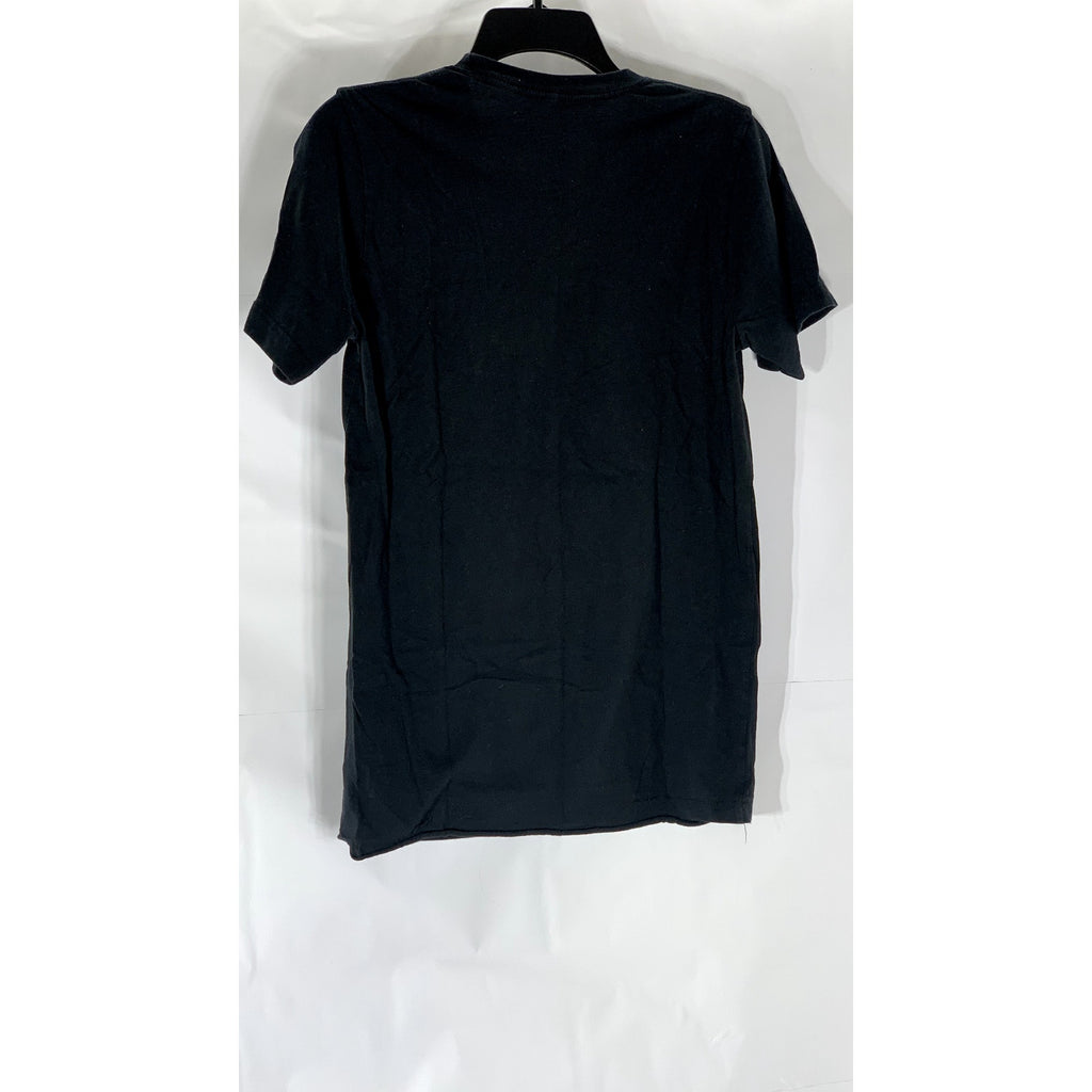 KNOWLITA Men's Black-White "Houston Or Nowhere" Short Sleeve T-Shirt SZ S