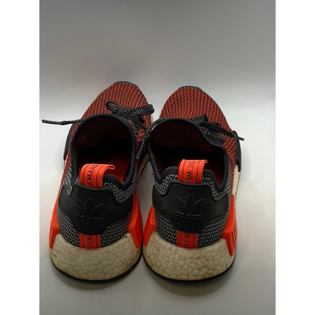 ADIDAS Men's Lush Red NMD R1 Mesh Sneakers SZ 9