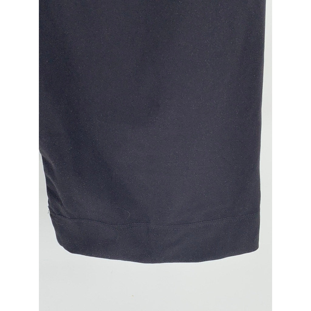 HALARA Women's Tall Black Button-Front High-Rise Pants SZ S