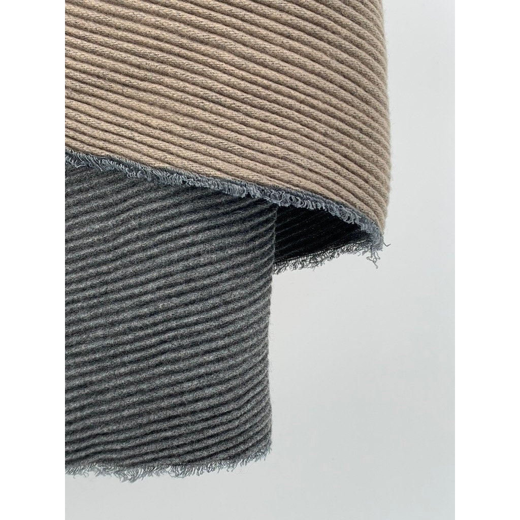 14TH & UNION Women's Brown-Gray Ribbed Shawl SZ OS