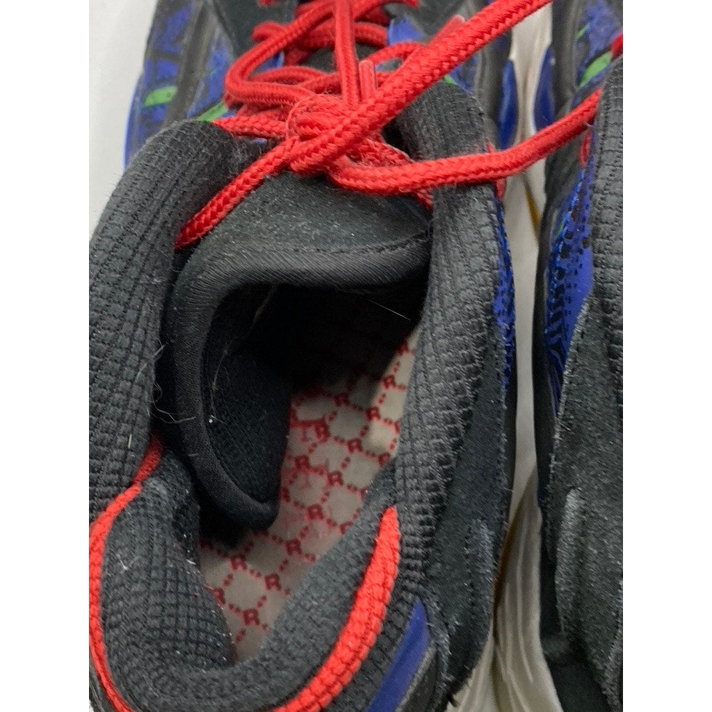 REEBOK Men's Royal Black Green Rail Mid Lace-Up Basketball Sneakers SZ 10.5