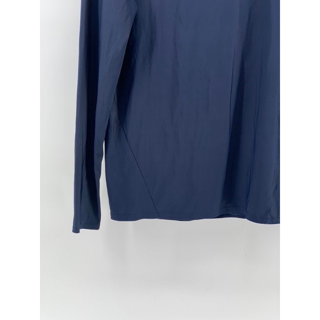 UNDER ARMOUR Men’s Navy Compression Crewneck Long Sleeve T-Shirt SZ 2XL