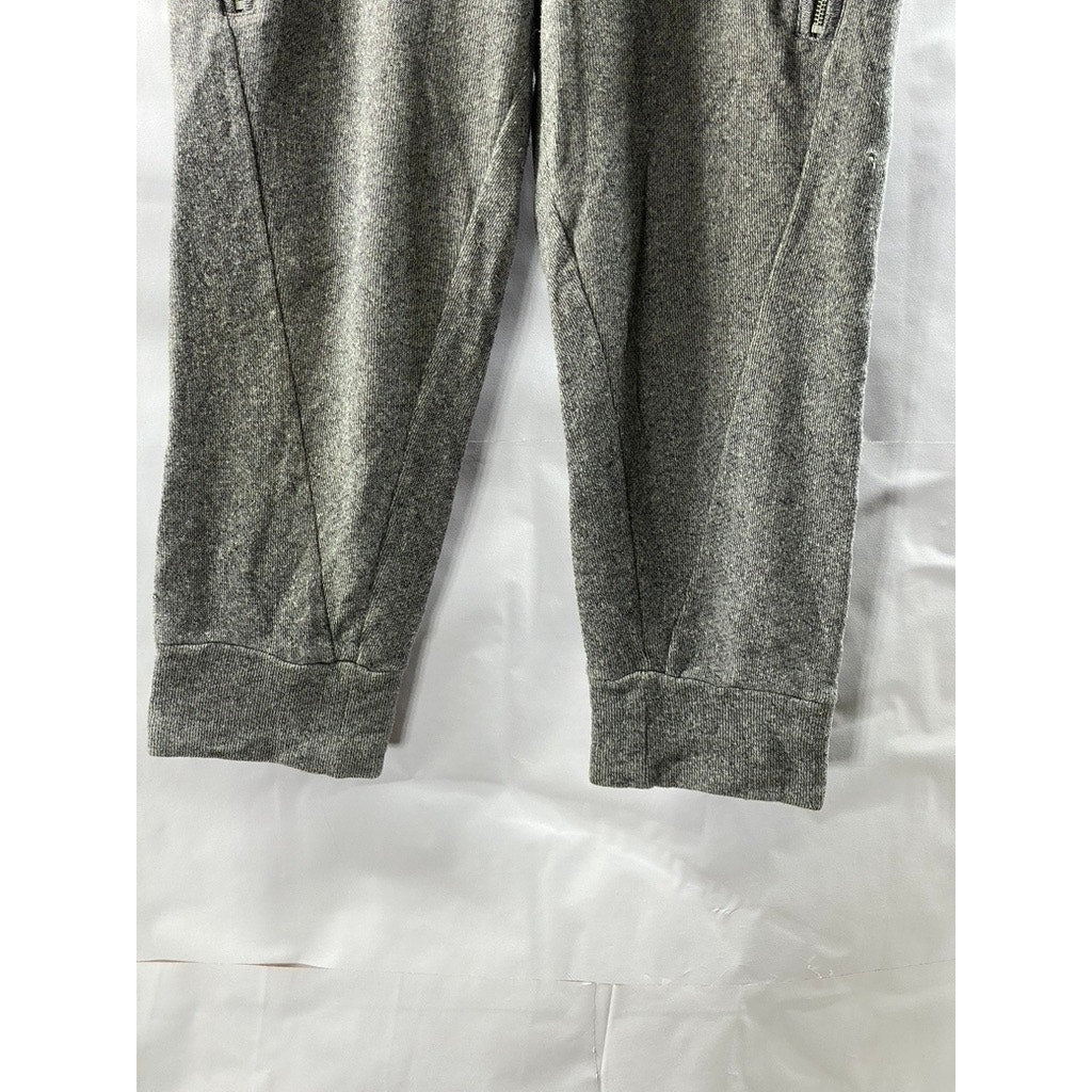 VICTORIA SECRET Women's Dark Gray Drawstring Waist Zipper Pocket Sweatpants SZ M