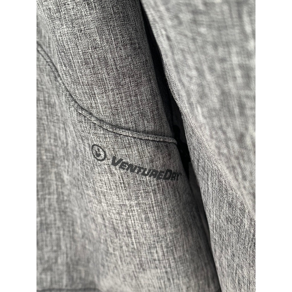 CHAMPION Men's Gray Zip-Up Long Sleeve Venture Dry Jacket SZ L
