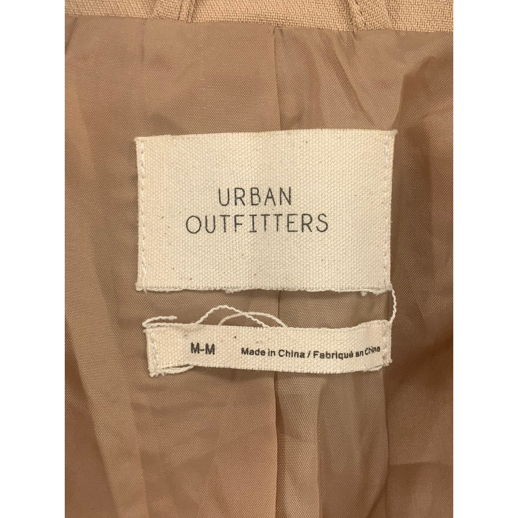 URBAN OUTFITTERS Women's Camel Brown Two-Button Notch Collar Blazer SZ M