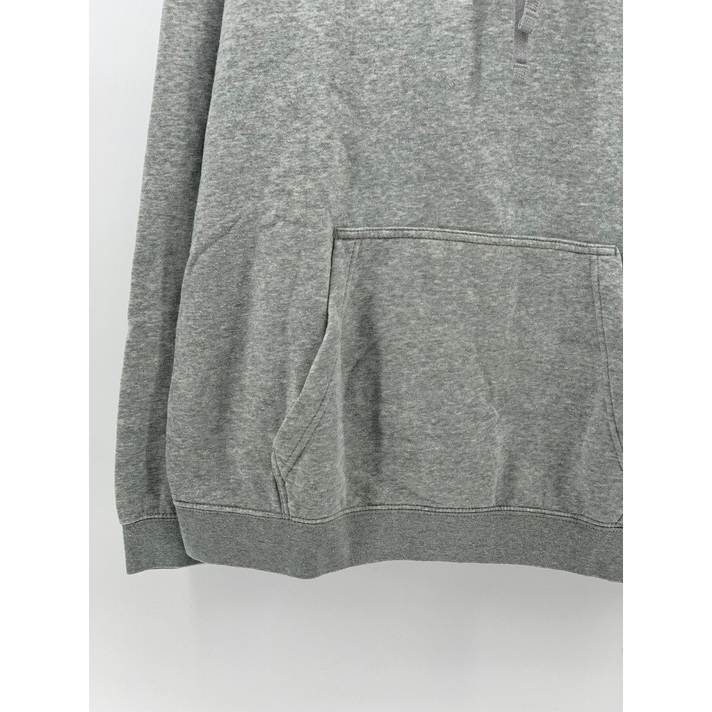 NIKE Men's Light Gray Regular-Fit Pullover Active Club Fleece Hoodie SZ L