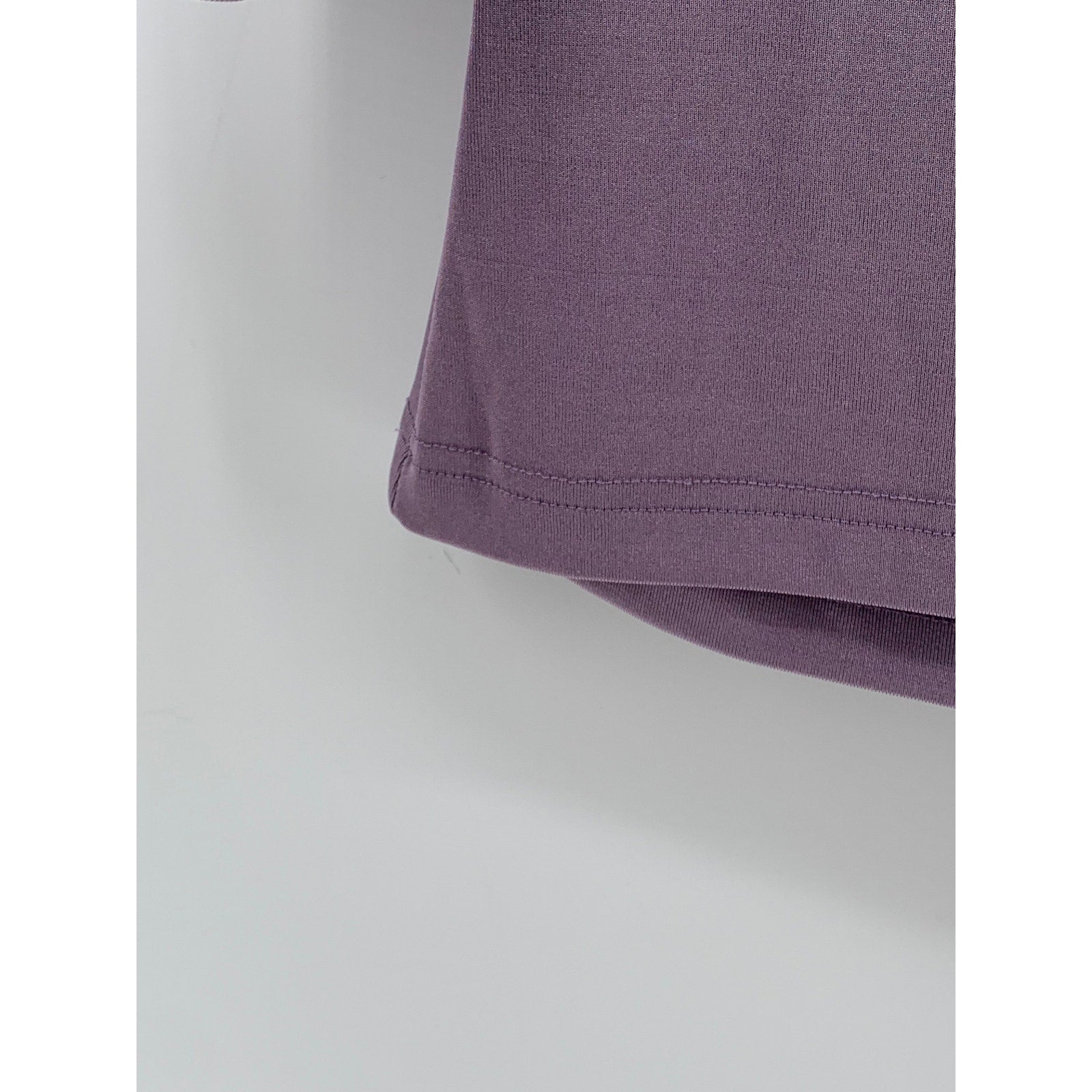 WRAPPER Women's Vintage Mauve 3/4 Sleeve Shawl Layered Scoop-Neck Top SZ M