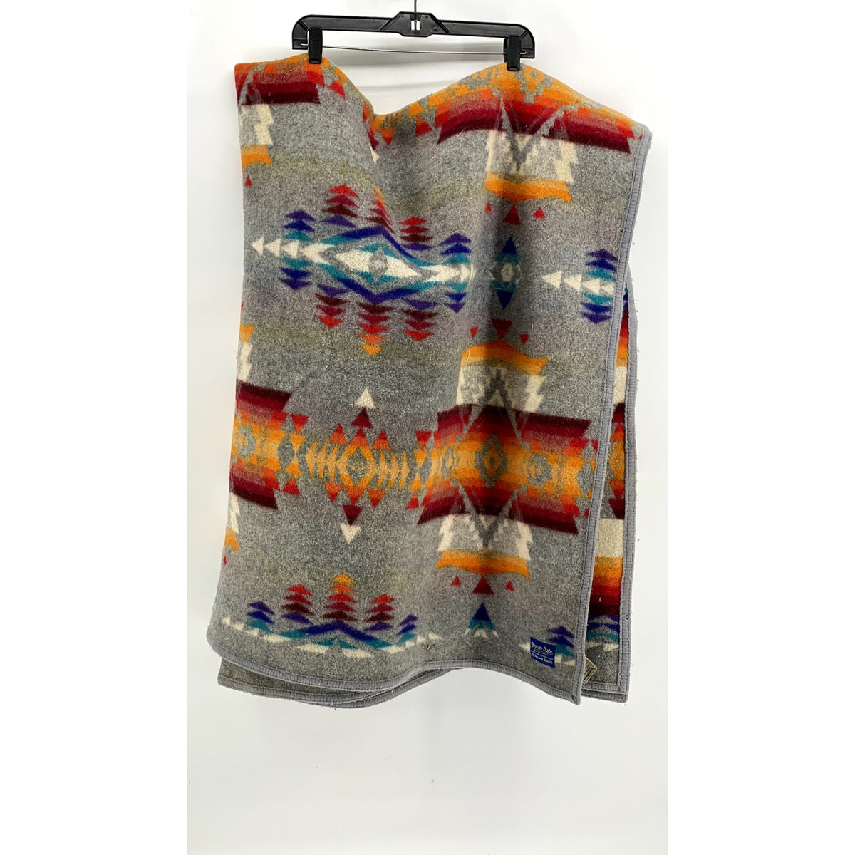PENDLETON Vintage Tribal Southwestern Wool Blend Beaver State Blanket USA MADE