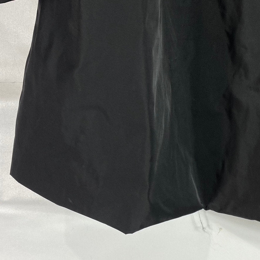 CANTAO Women's Cream/Black Snap Button Lightweight Windbreaker Jacket SZ S