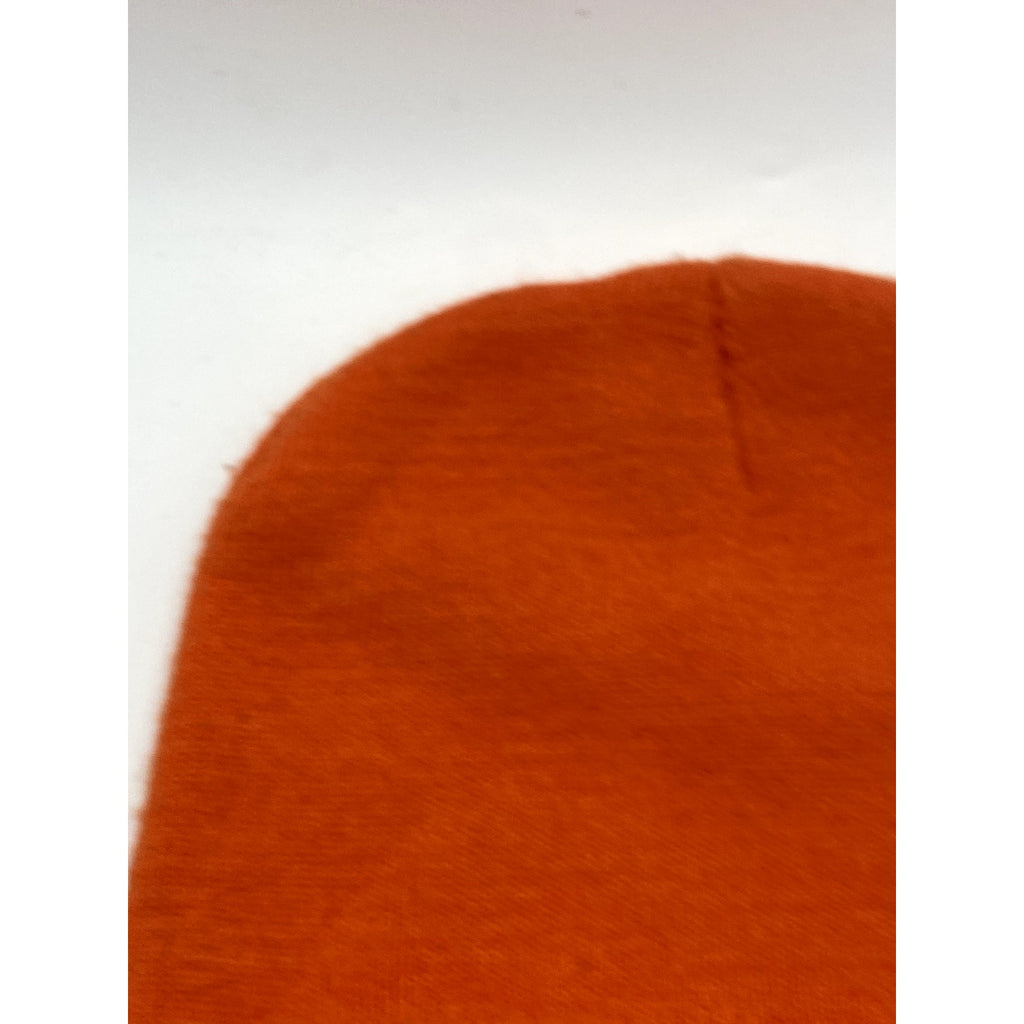 E-FLAG Unisex Adult Orange Knit Cuffed Casual Beanie SZ OS