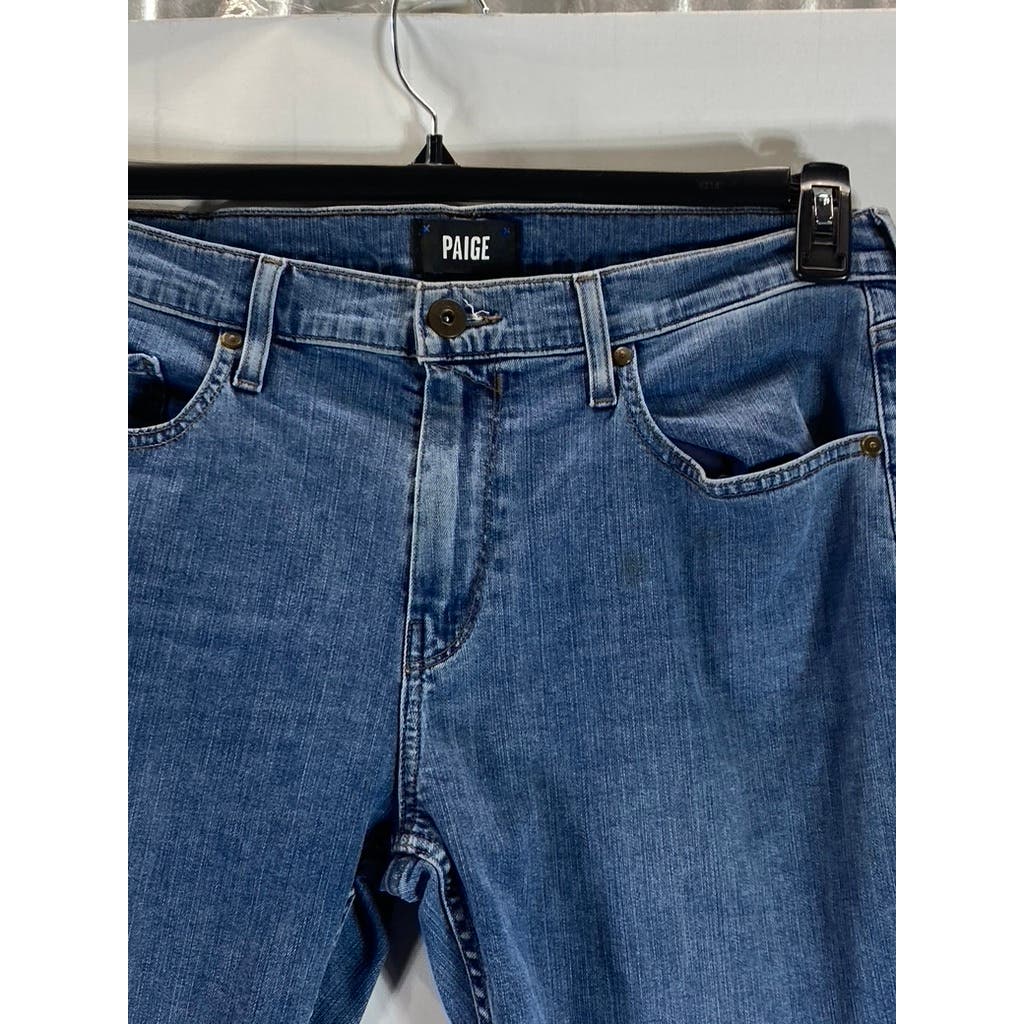 PAIGE Men's Holmes Blue Federal Slim Straight Five-Pocket Denim Jeans SZ 34