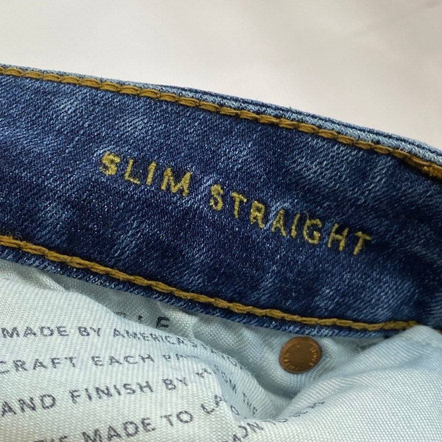 AMERICAN EAGLE Men's Dark Blue Ne(x)t Level Flex Slim Straight Jean SZ 30X34