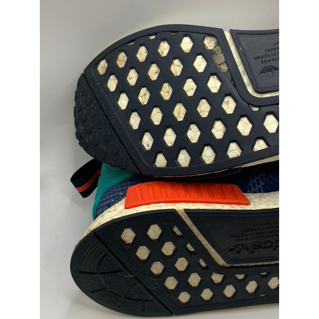 ADIDAS Men's Multicolor Mesh NMD_R1 Packers Sneakers SZ 9.5
