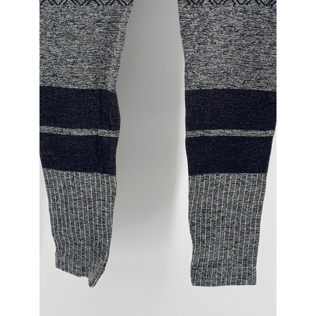 UNBRANDED Women's Heather Gray Seamless High-Rise Ankle Leggings SZ XS