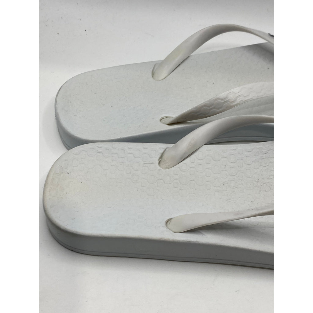 IPANEMA Women's White PVC Casual Flip-Flops Sandals SZ 8