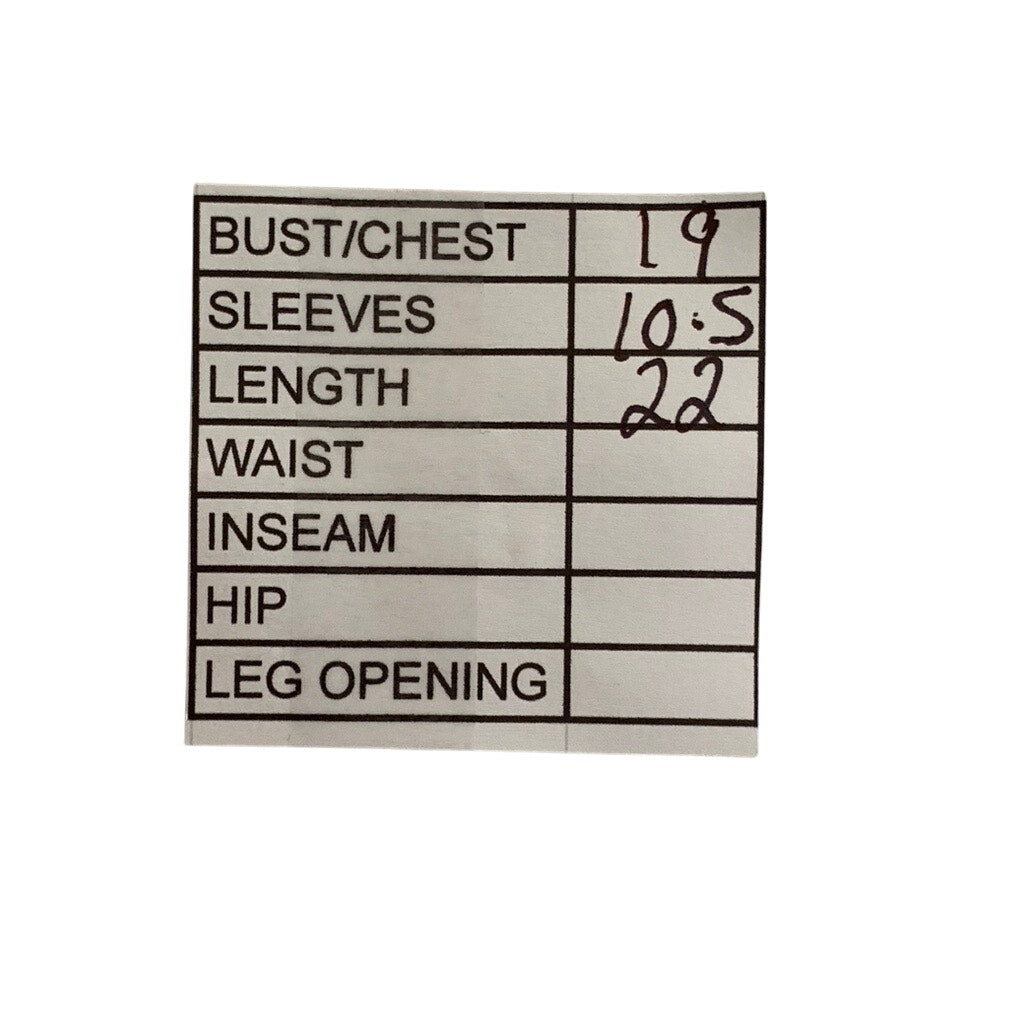 ALBERT NIPON Women's Vintage Black-Beige Floral Button-Up Short Sleeve Top SZ 8