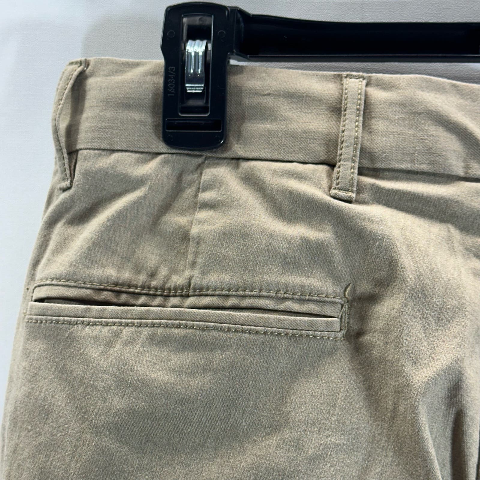 NORDSTROM Men's Brown Slim-Fit Flat Front CoolMax Performance Chino Pant SZ29X32