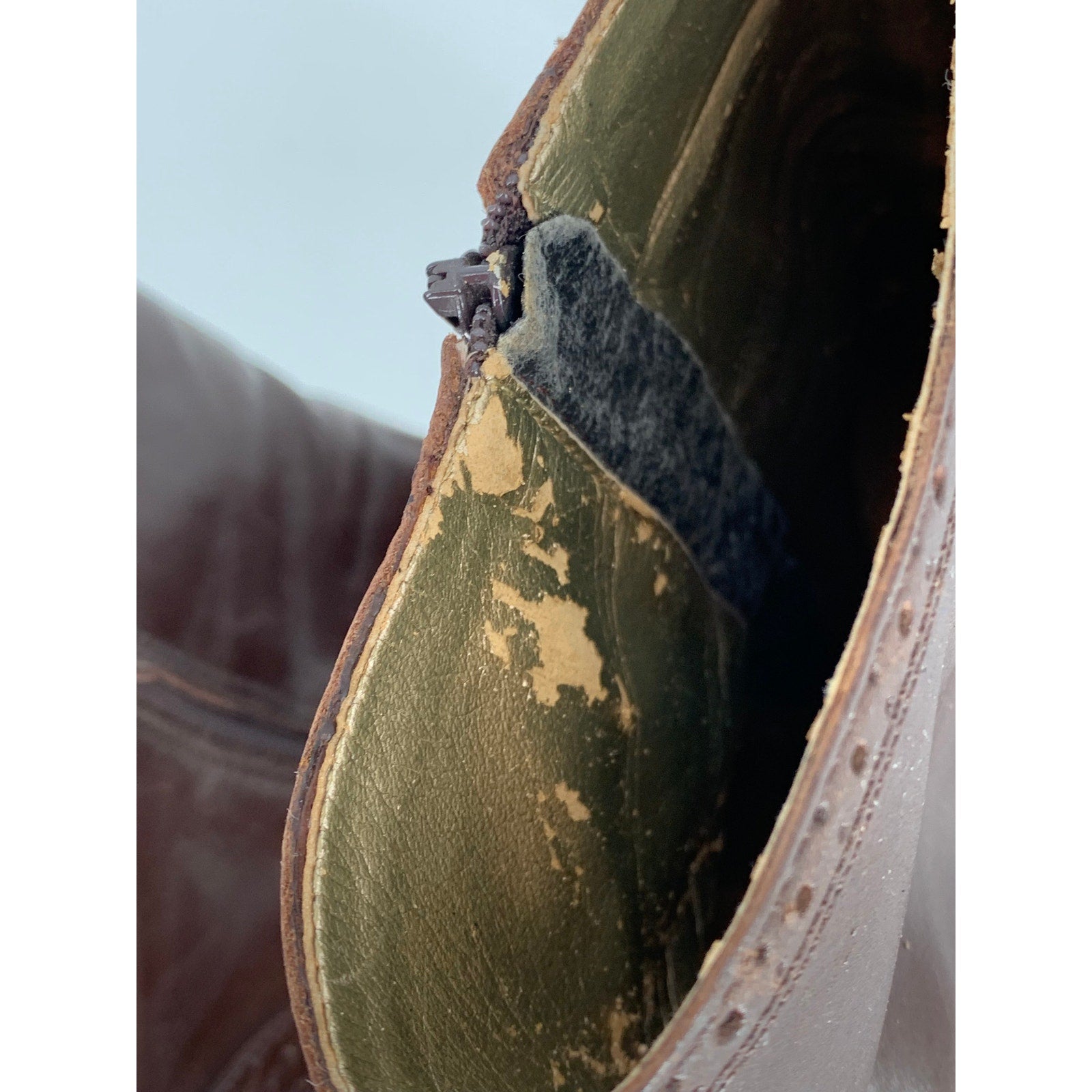 BCBGIRLS Women's Brown Leather Round-Toe Stiletto Ankle Boots SZ 9B